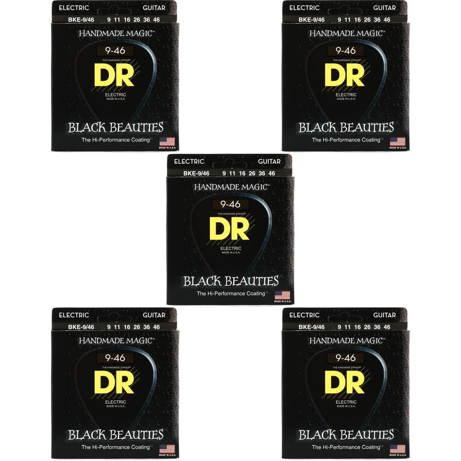 

Струны для электрогитары DR Strings BKE-9/46 Black Beauties K3 с покрытием — .009-.046, легкие тяжелые (5 шт.)