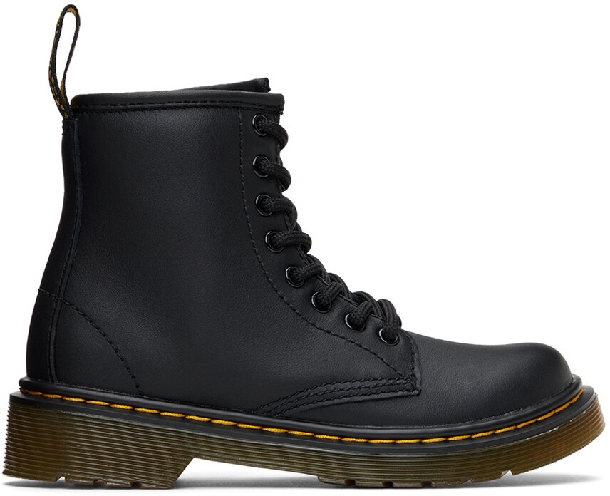 

Детские черные ботинки Softy T 1460 Big Kids, черные США Dr. Martens