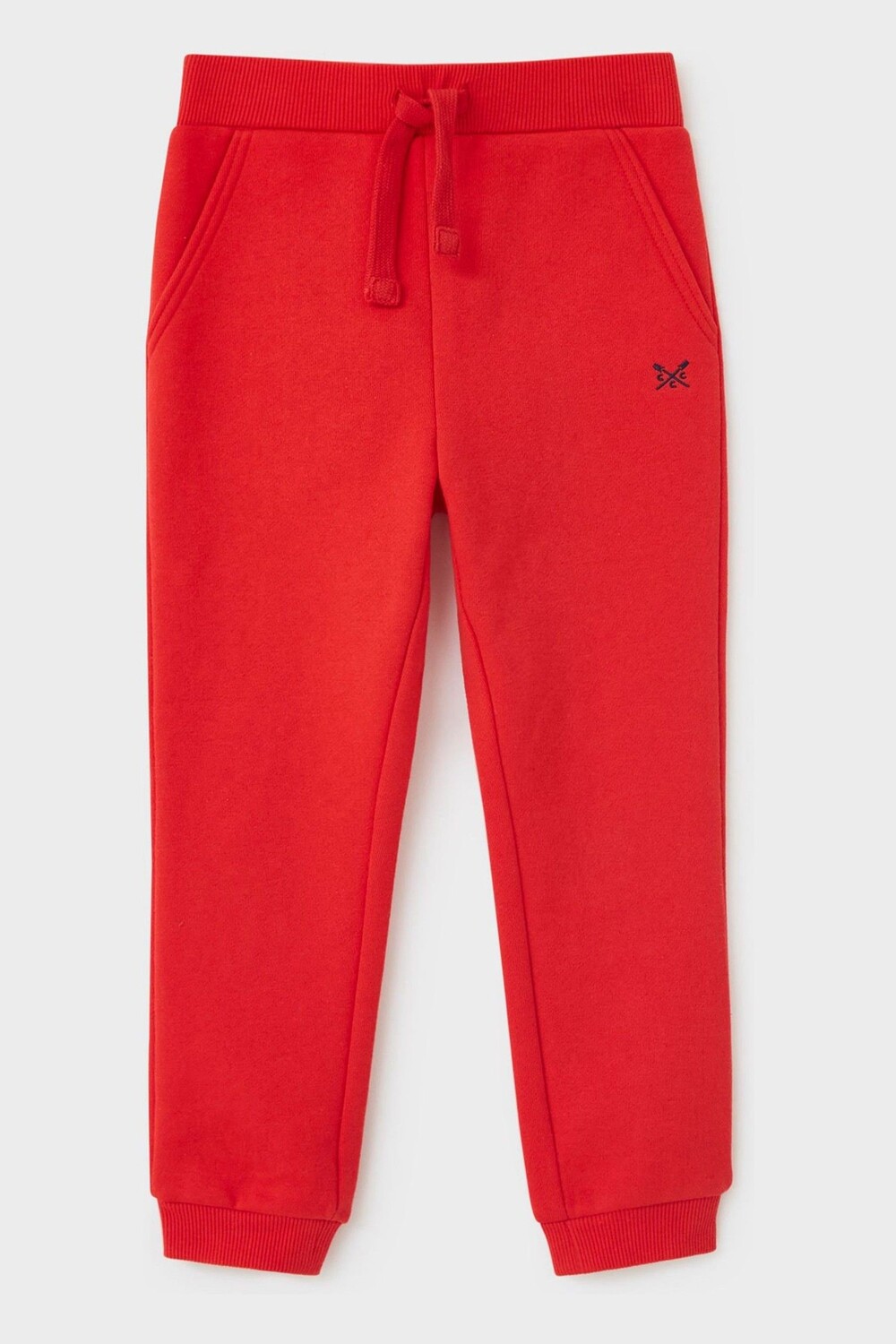

Красные хлопковые спортивные штаны Crew Clothing Company, красный