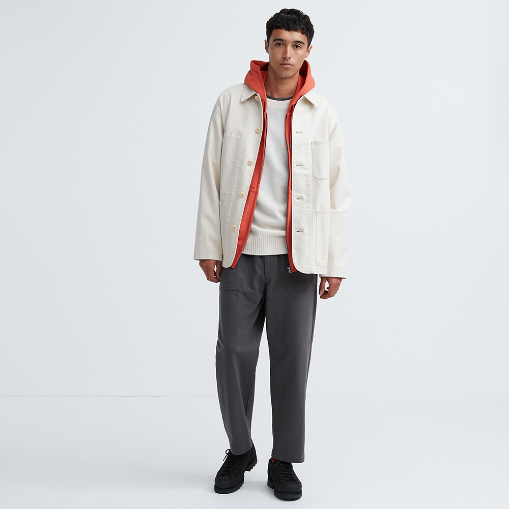 

Брюки Uniqlo свободные повседневные, темно-серый