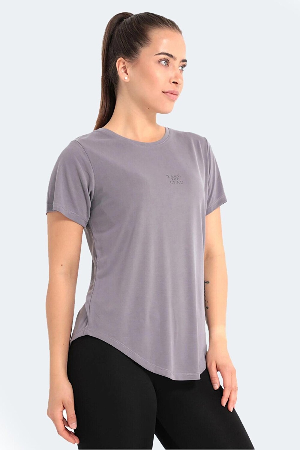 

Футболка женская PLUS Серая SLAZENGER, Серый