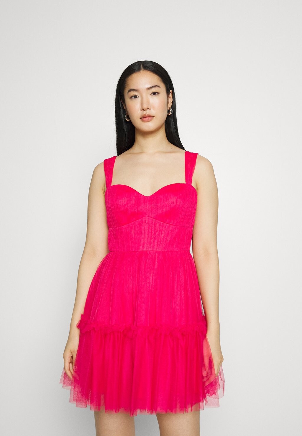 

Коктейльное платье AZALEA TULL DRESS ML Monique Lhuillier, розовый
