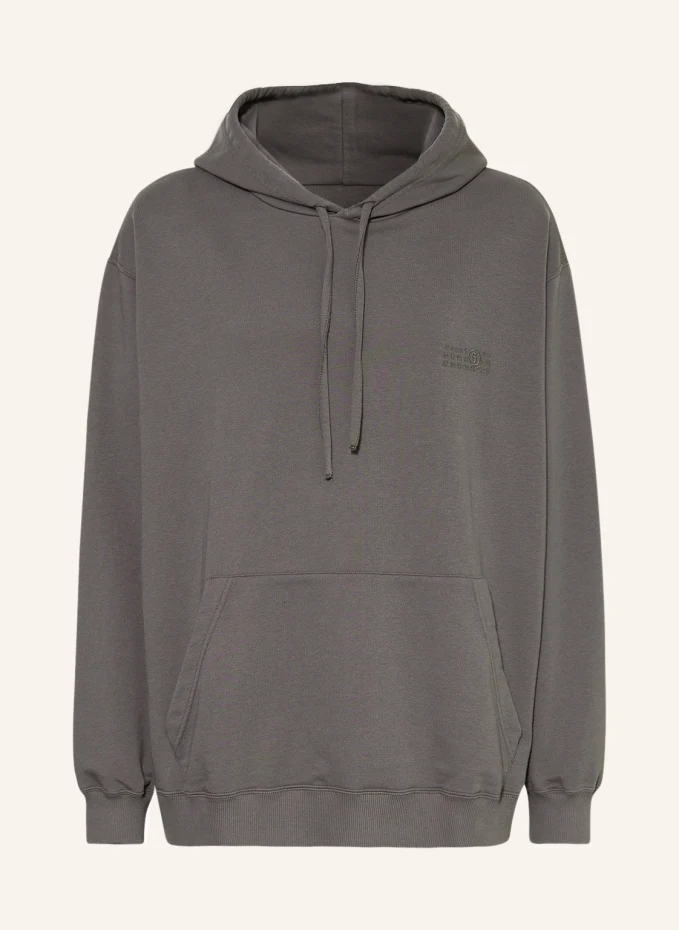 

Толстовка с капюшоном Mm6 Maison Margiela, серый