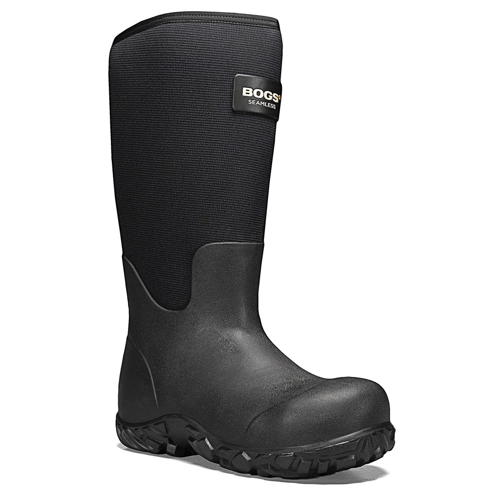 цена Мужские водонепроницаемые рабочие ботинки Workman с композитным носком 17 дюймов Bogs, черный