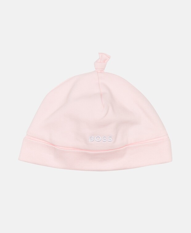 

Вязаная шапка Boss Kidswear, розовый