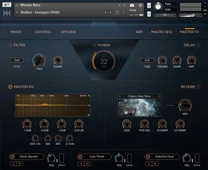 

Программное обеспечение Heavyocity Mosaic Bass Cinematic Bass Instrument