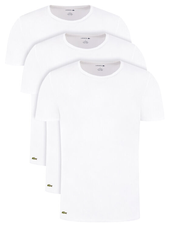 

Комплект из 3 футболок стандартного кроя Lacoste, белый