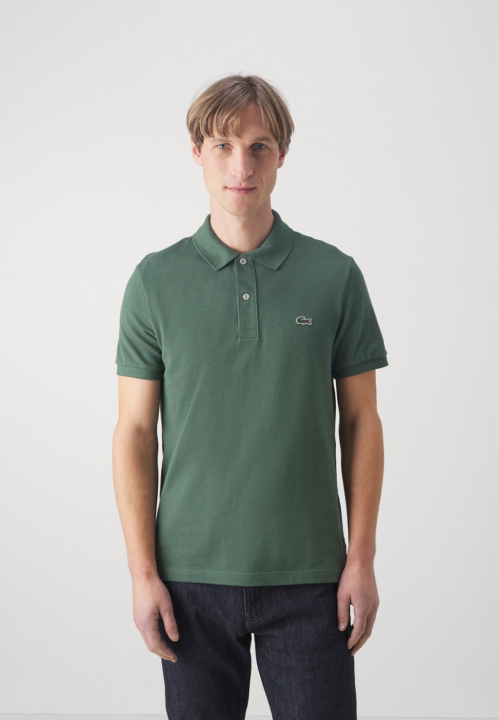 

Рубашка поло Lacoste, оливковый