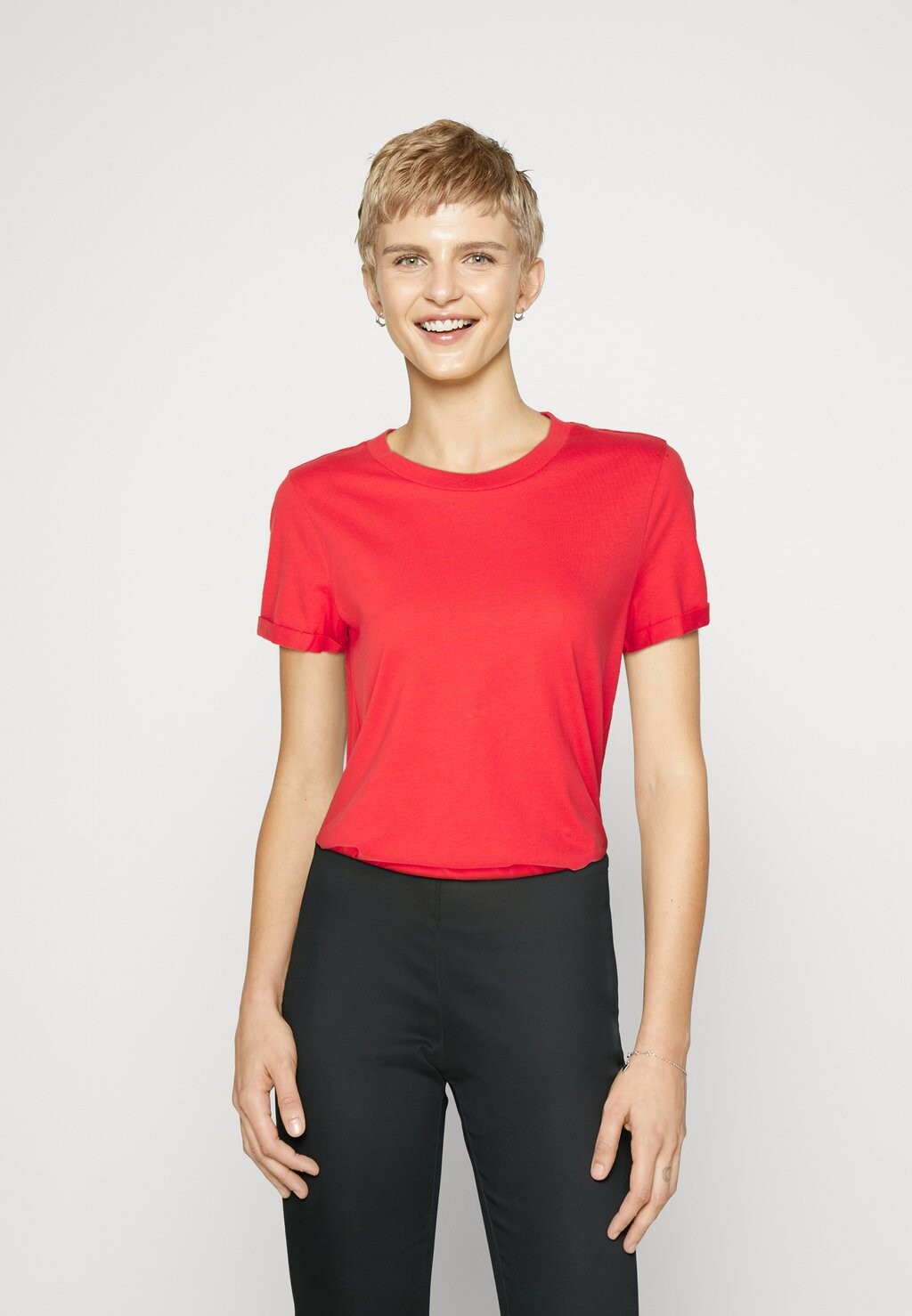 

Футболка базовая Vmpaula Vero Moda, цвет cayenne