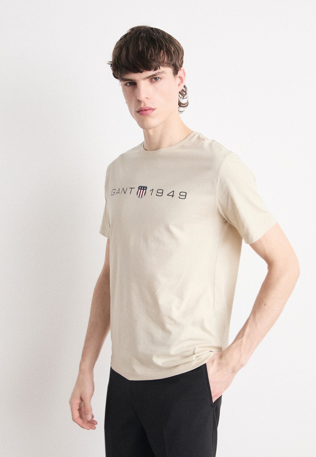 цена Футболка с принтом GRAPHIC GANT, цвет silky beige