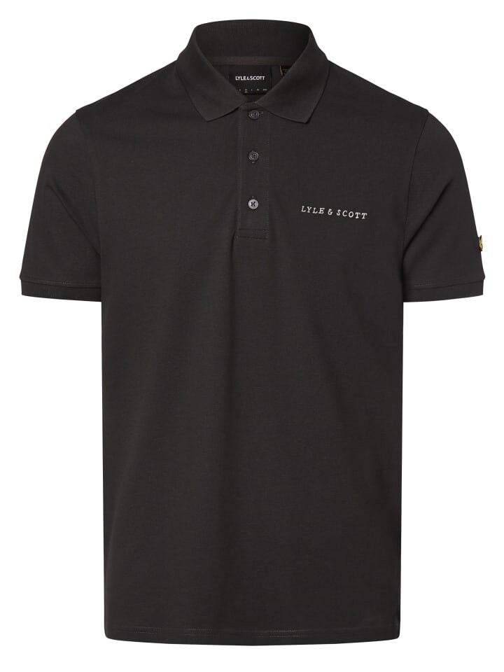 

Футболка поло Lyle & Scott, антрацит