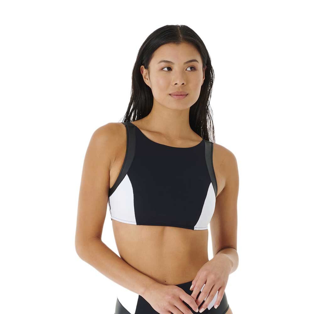 

Топ бикини Rip Curl Mirage Ultimate High Neck Crop, черный