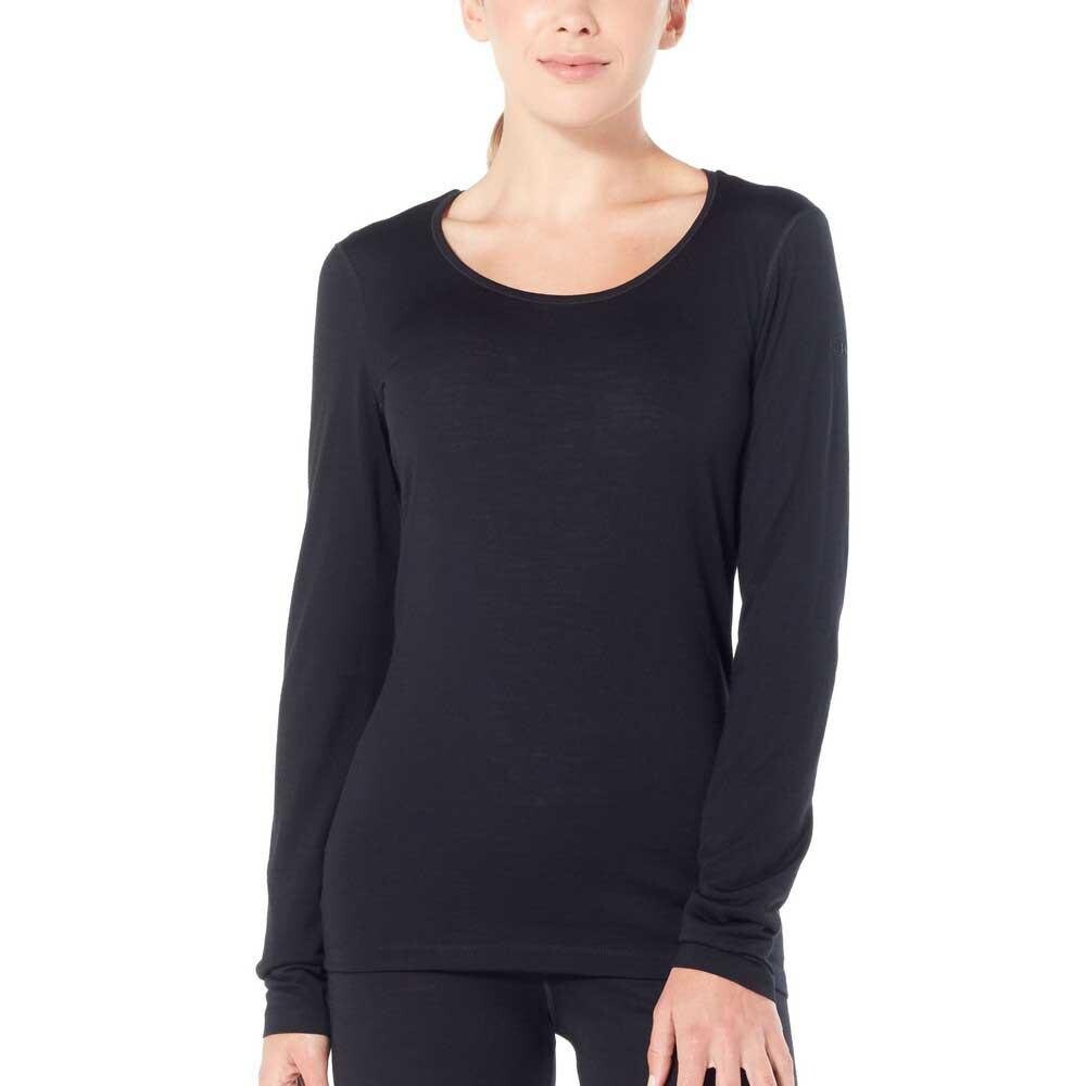 

Базовый слой Icebreaker 200 Oasis Scoop Merino, черный