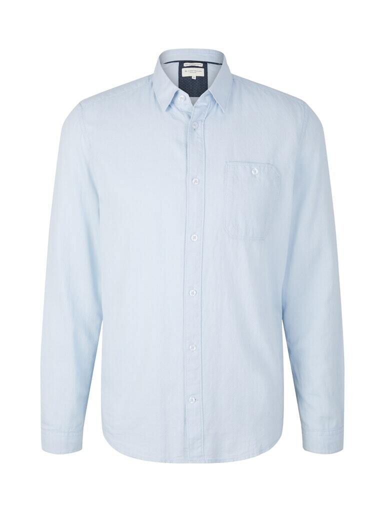 

Рубашка Tom Tailor Langarm, цвет light blue white structure