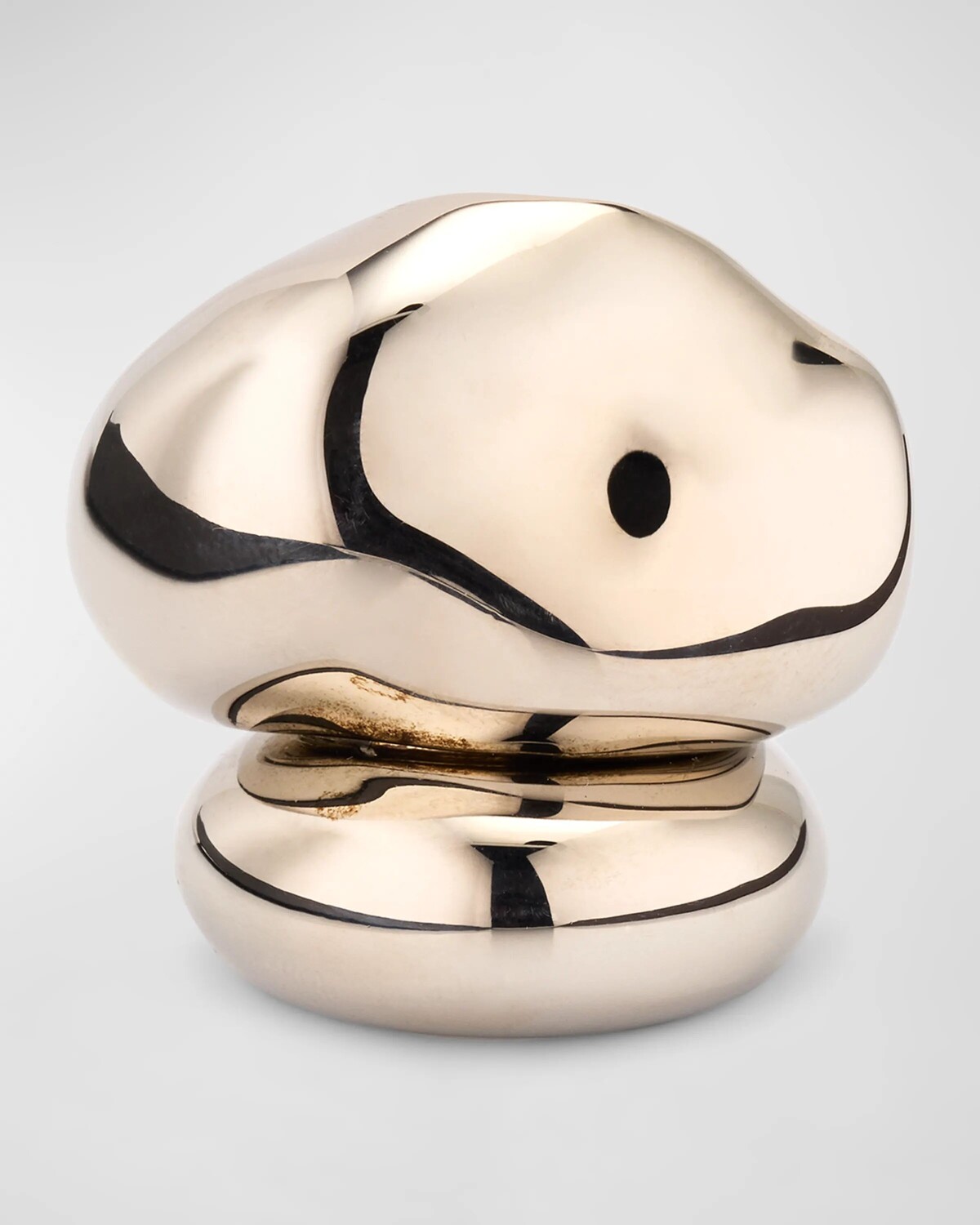 

Кольцо из латуни Alexander McQueen, цвет Ant.Silver