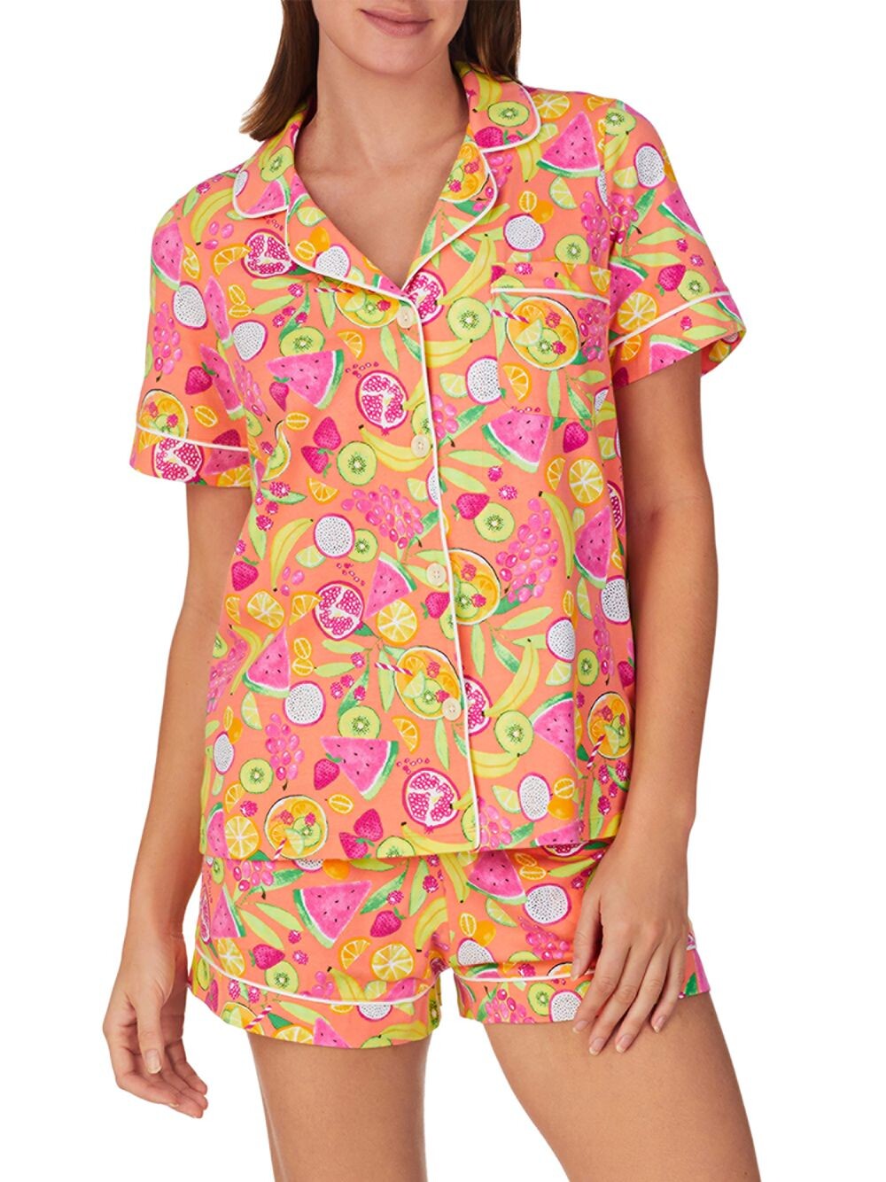 

Хлопковая короткая пижама Fruit Punch BedHead Pajamas