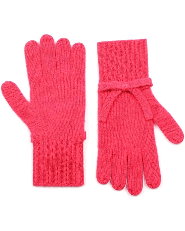Перчатки Kate Spade New York Bow Knit Gloves, цвет Pompom Pink