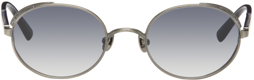 цена Серебряные солнцезащитные очки M3137 Matsuda