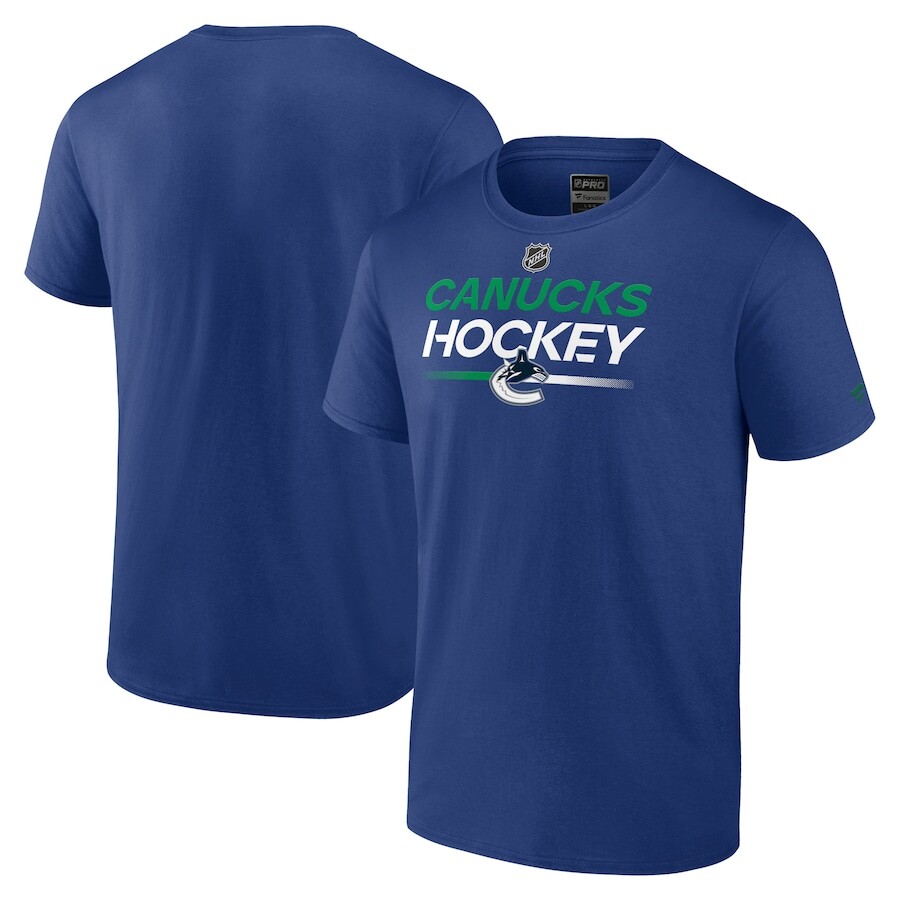 

Футболка с коротким рукавом Fanatics Branded Vancouver Canucks, синий