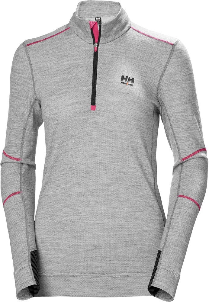 

Лонгслив Helly Hansen Lifa Merino Half Zip, серый