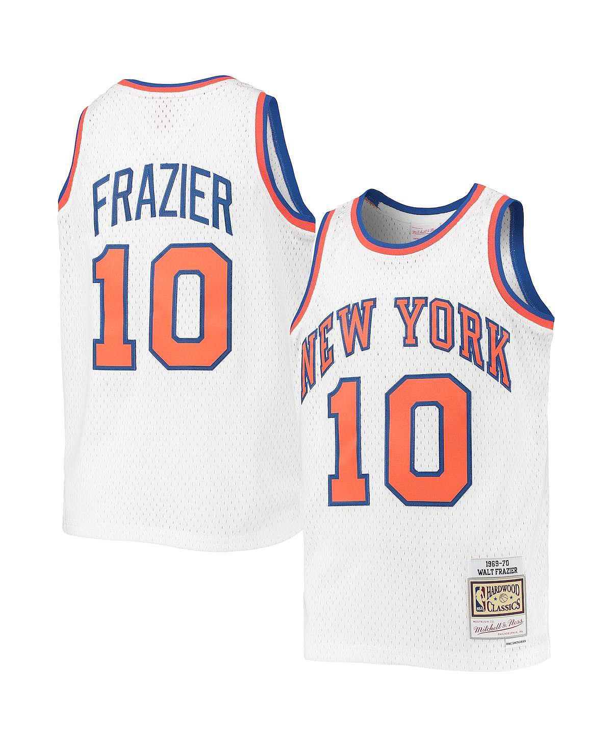 

Джерси Big Boys Walt Frazier White New York Knicks 1969-70 Hardwood Classics Swingman Mitchell & Ness