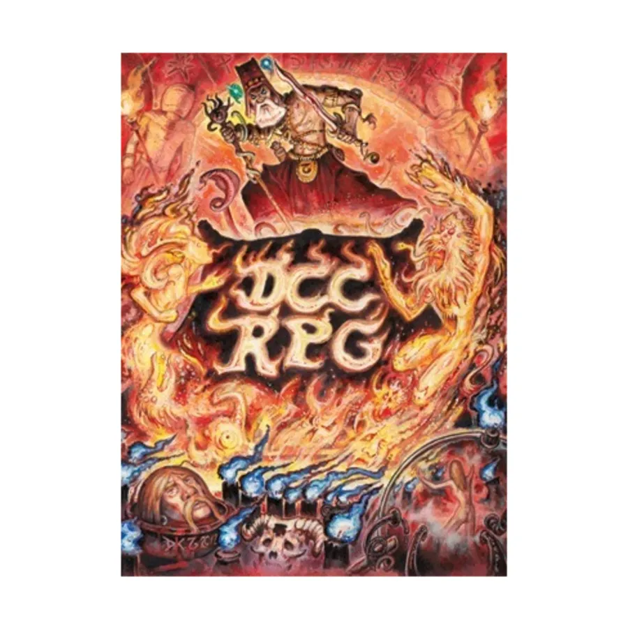 

DCC RPG - Core Rulebook (Limited Edition, Wizard Cover), Dungeon Crawl Classics Role Playing Games (Goodman Games), твердый переплет