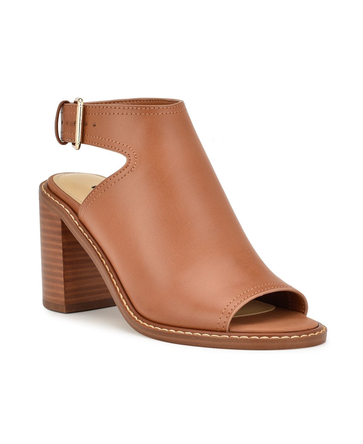 

Женские босоножки с открытым носком на блочном каблуке Edward Nine West