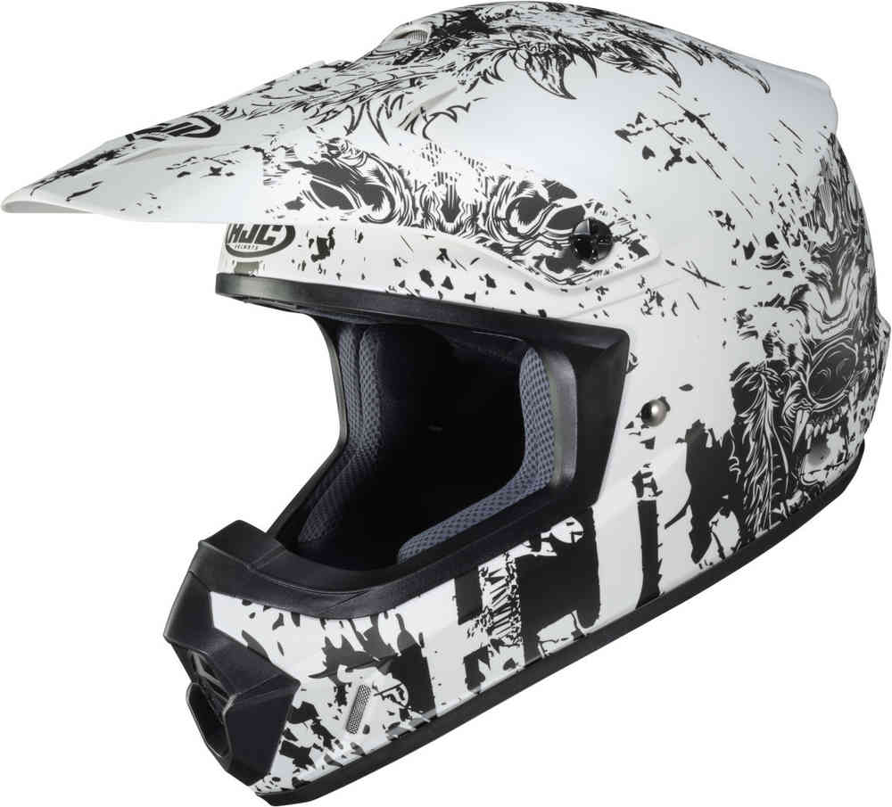 CS-MX II Creeper Шлем для мотокросса HJC, белый матовый/черный