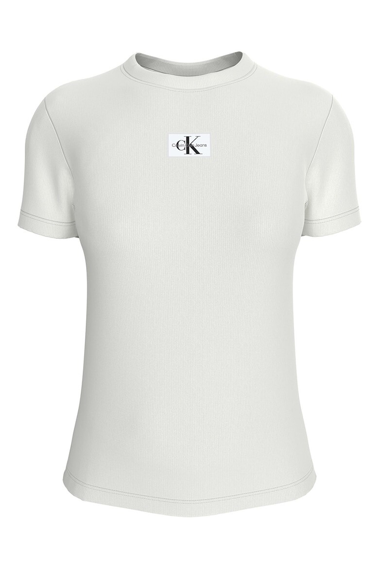 

Узкая футболка с логотипом Calvin Klein Jeans, белый