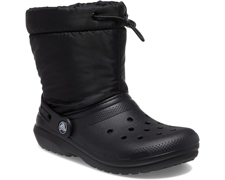 цена Ботинки Crocs Classic Lined Neo Puff Boot, черный