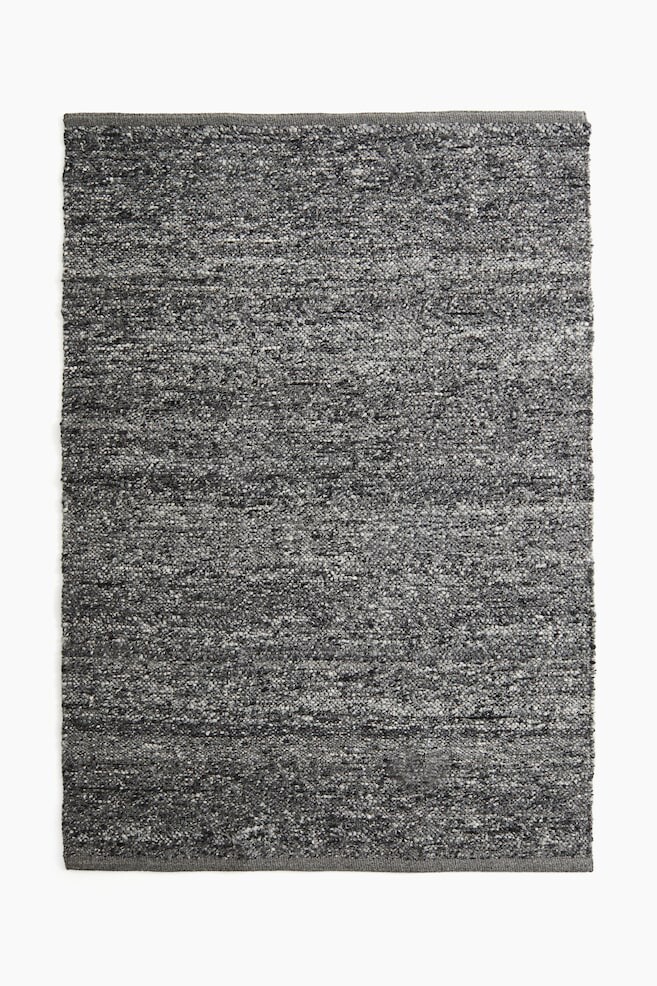 

Ковер из смеси шерсти с рисунком H&M, 140x200 см, серый