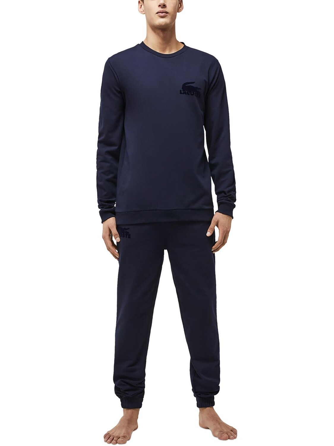 

Мужской пуловер с логотипом Lacoste, цвет Navy Blue/Navy Blue
