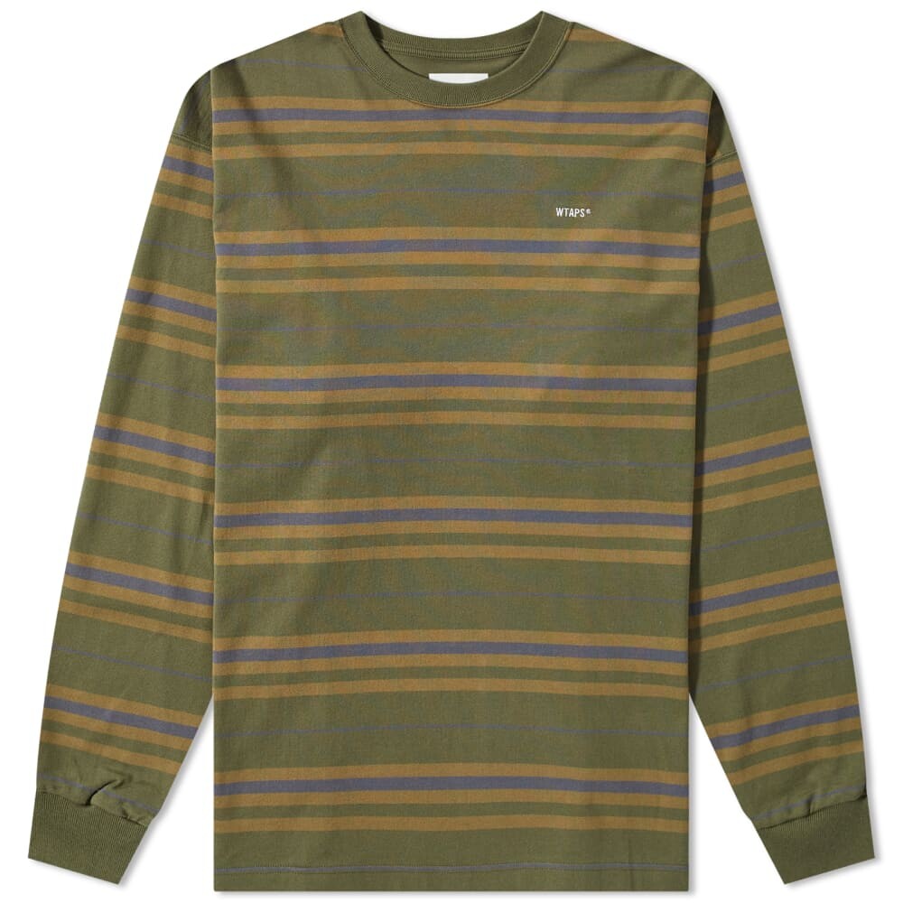

WTAPS 07 Футболка в полоску с длинным рукавом