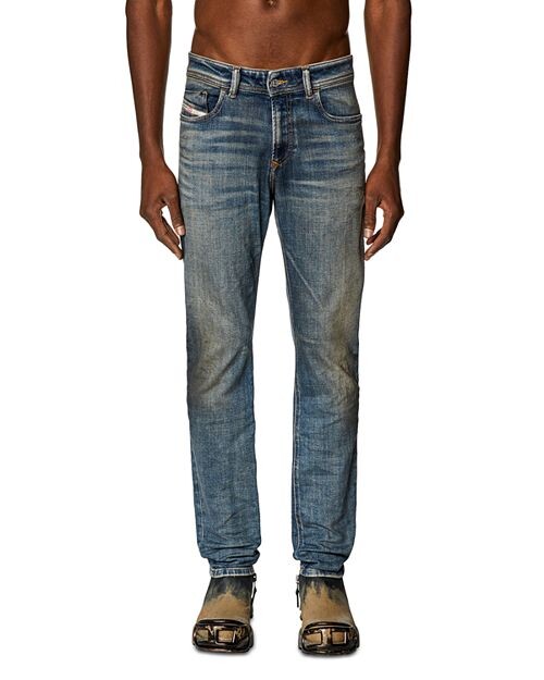 

Эластичные джинсы скинни 1979 Sleenker из денима Diesel, цвет Blue