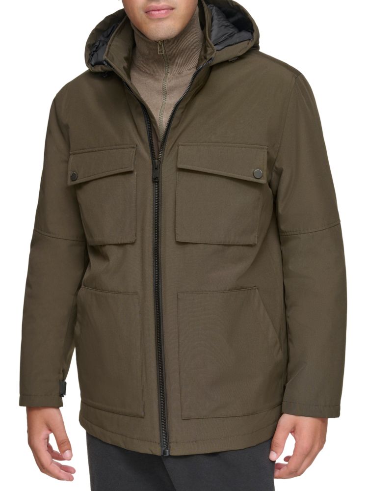 Практичная куртка Mainline Lauffeld Andrew Marc, цвет Jungle куртка lauffeld в стиле милитари с капюшоном andrew marc цвет green