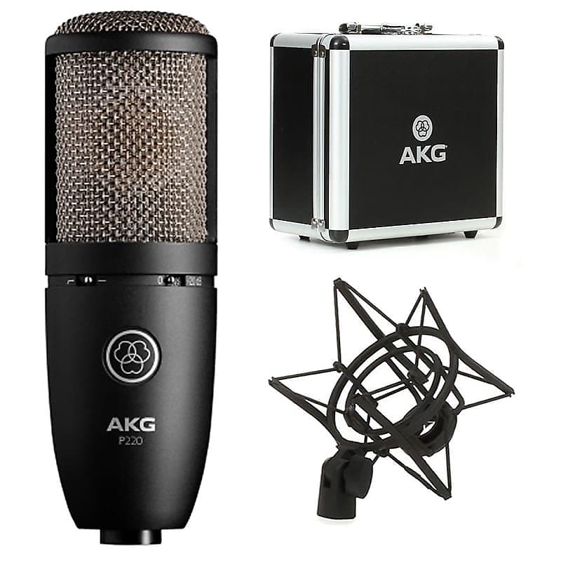Конденсаторный микрофон AKG P220 студийный конденсаторный микрофон akg p220 istand 85