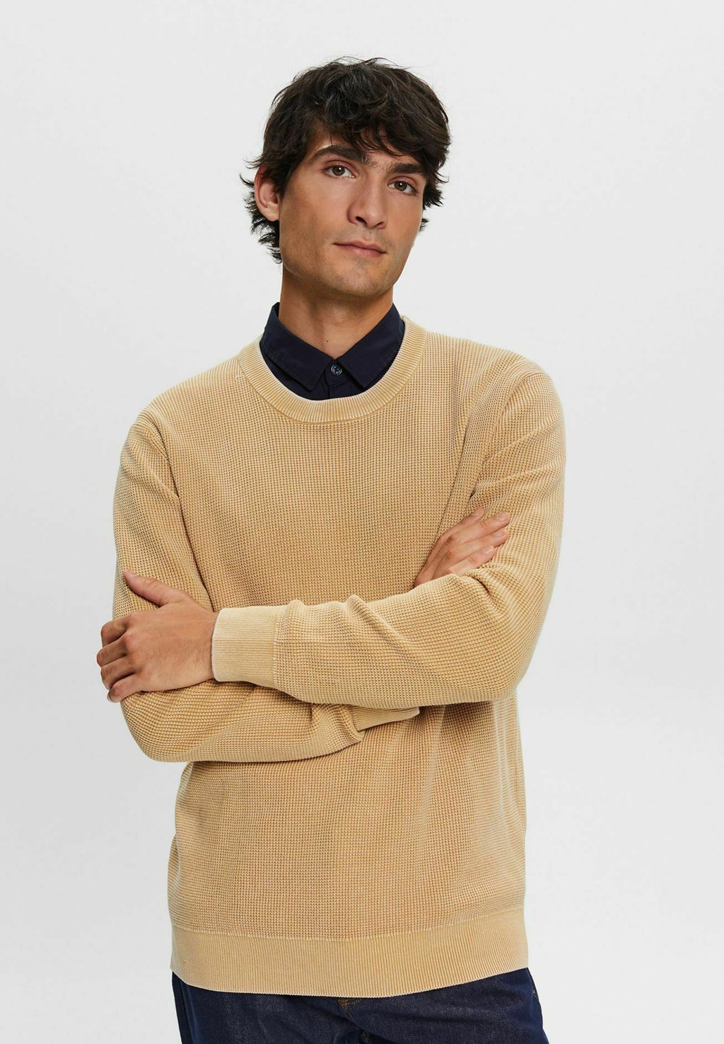 Вязаный свитер Esprit, цвет beige вязаный свитер esprit collection цвет dusty beige