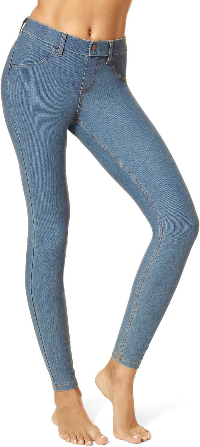 

Джинсы Essential Denim Leggings HUE, цвет Stone Acid Wash