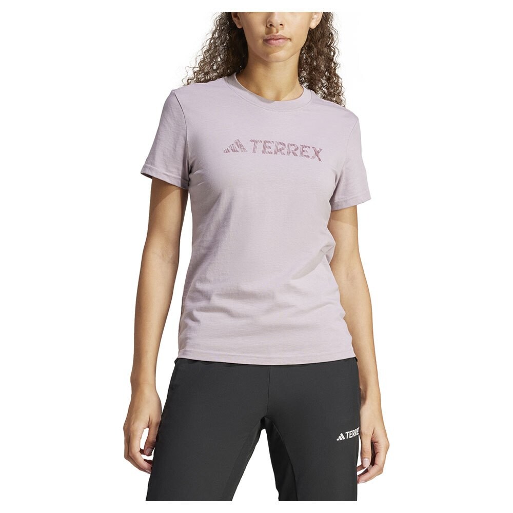 

Футболка с коротким рукавом adidas Logo, фиолетовый