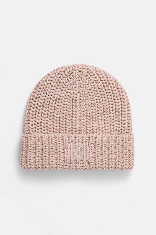 

Шапка из смесовой шерсти United Colors of Benetton, розовый