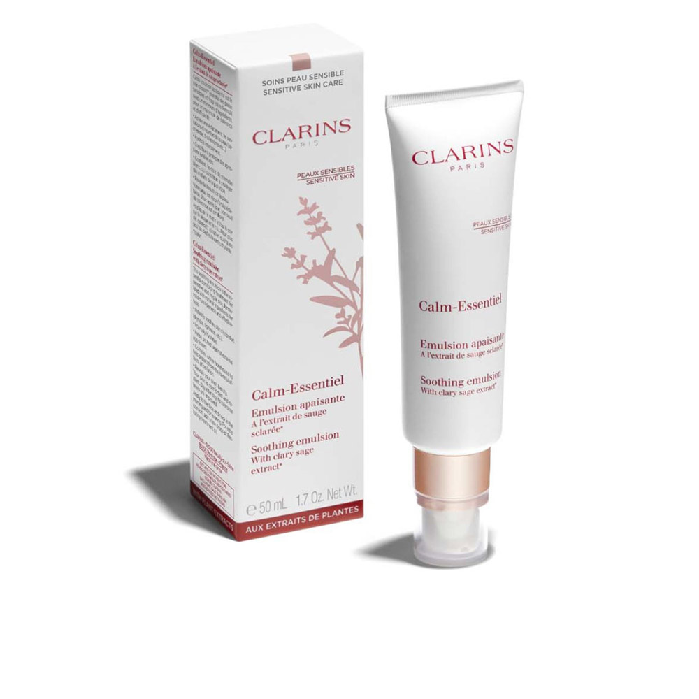 Эмульсия кларанс. Clarins Calm-essentiel эмульсия. Calm essentiel Clarins Emulsion. Clarins Clarins Calm-essentiel увлажняющая эмульсия. Clarins эмульсия для лица после первых возрастных изменений.