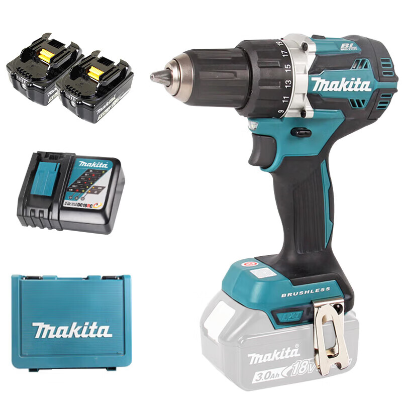 Дрель ручная Makita DDF484RTE + два аккумулятора 18V 5.0Ah