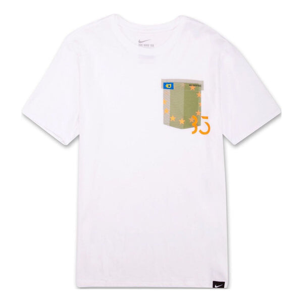 

Футболка Nike KD 8 Dri Fit Shirt 'White Green Orange', белый