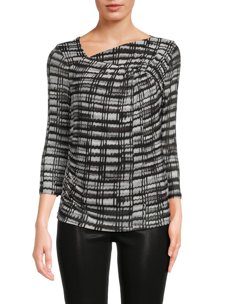 

Асимметричный топ Calvin Klein, цвет Black Multicolor