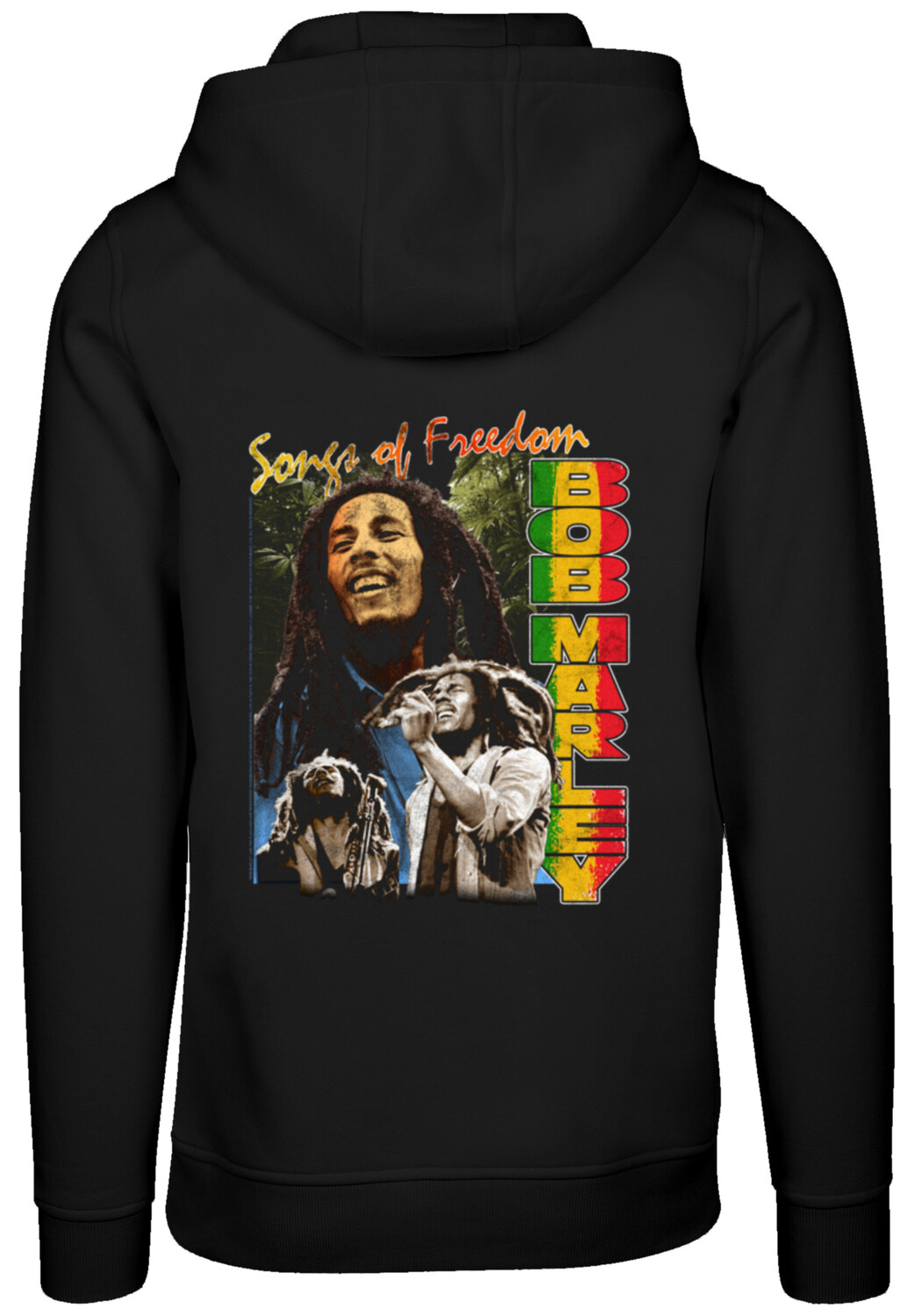 

Пуловер F4NT4STIC Hoodie Bob Marley Freedom Vintage Reggae Music, черный