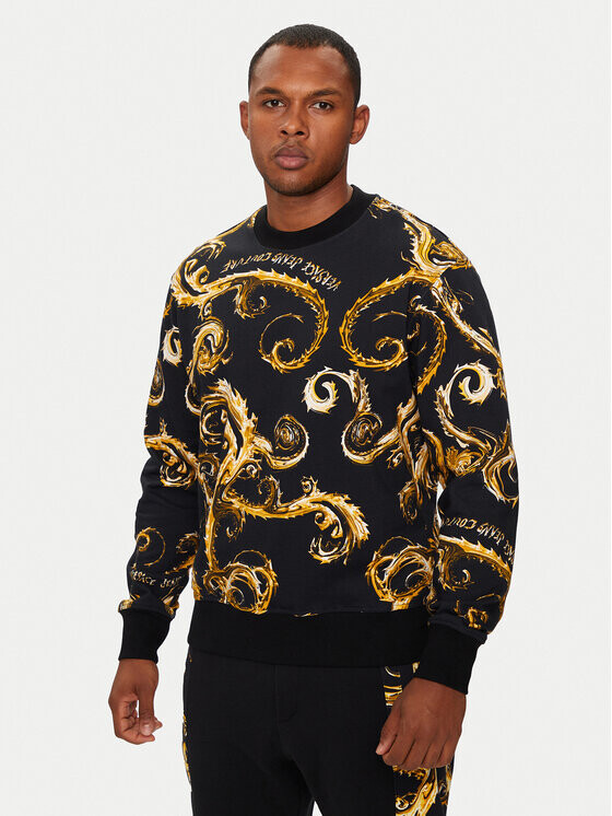 

Толстовка regular fit Versace Jeans Couture, черный