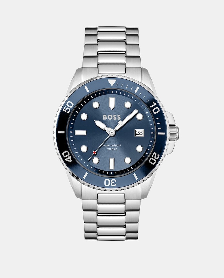 

Стальные мужские часы Ace 1513916 Boss, серебро