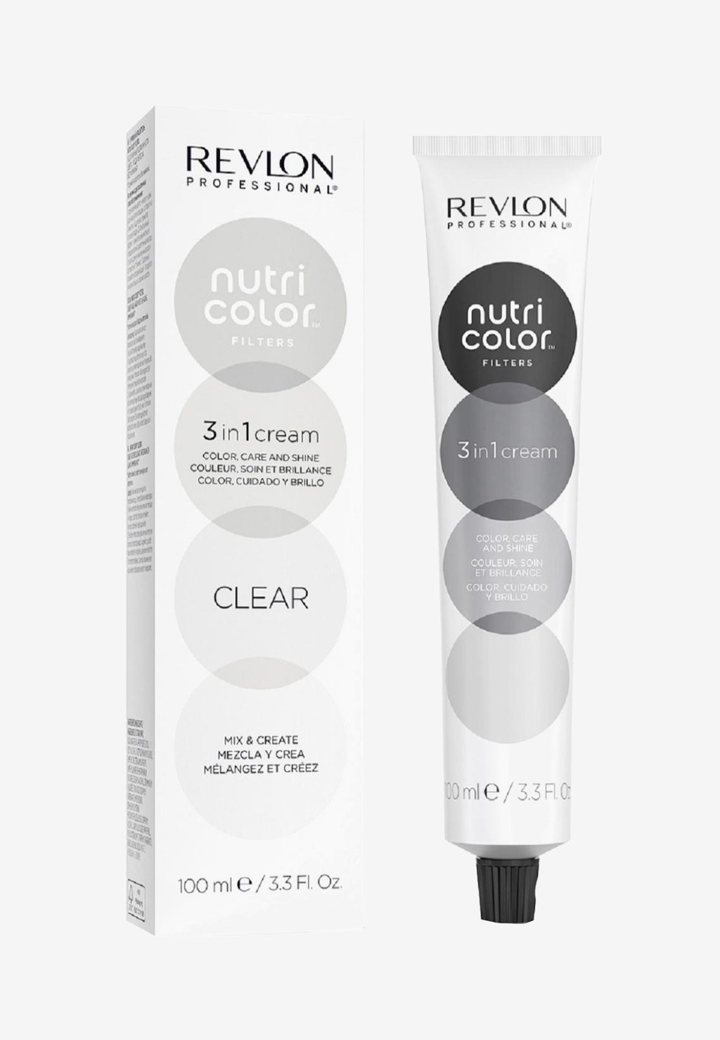 

Кондиционер Nutri Color Filters 3 In 1 Cream Color Care And Shine Semi Permanent Revlon Professional, цвет clear