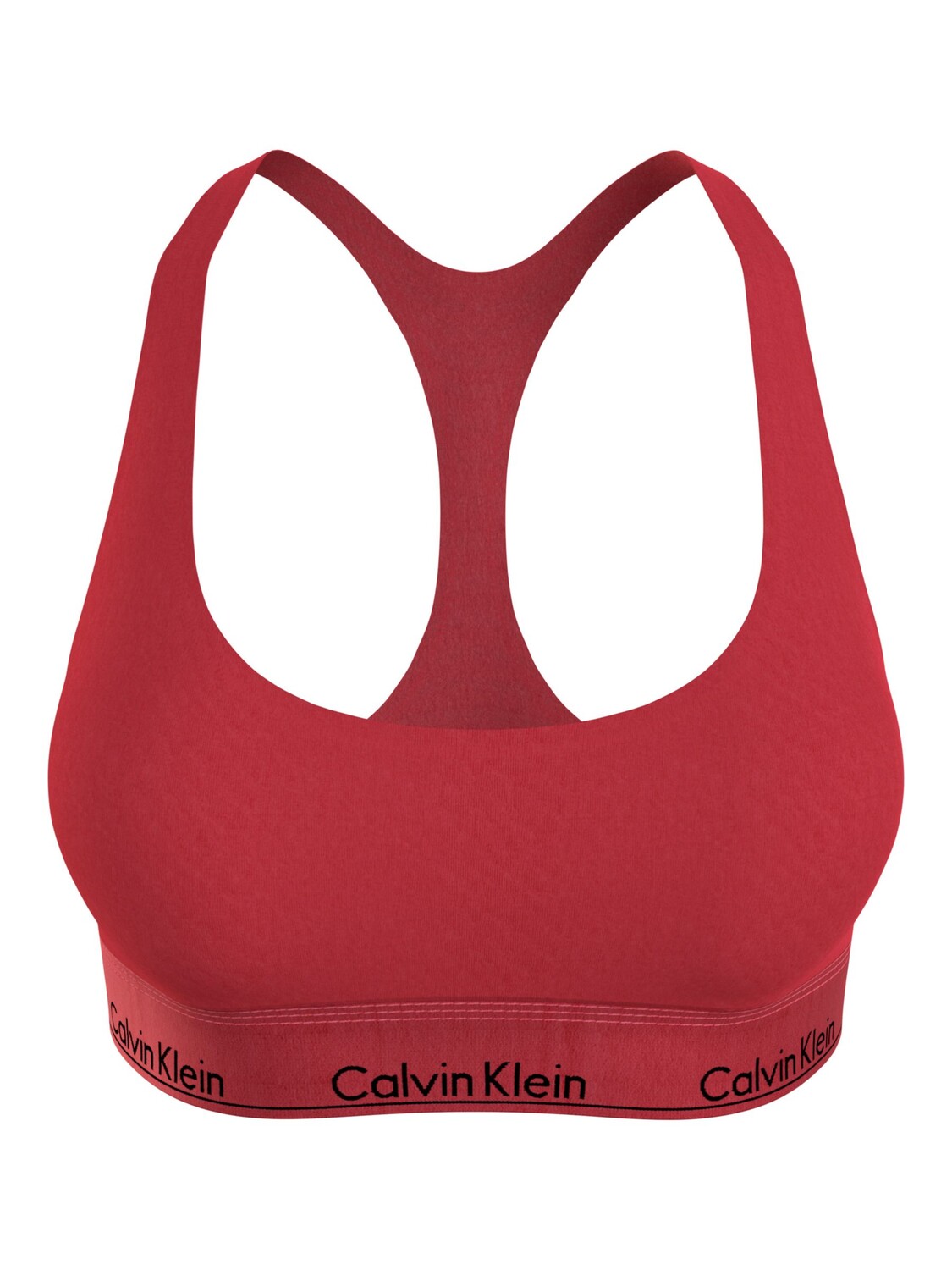 

Современный хлопковый праздничный бюстгальтер без косточек Calvin Klein, руж