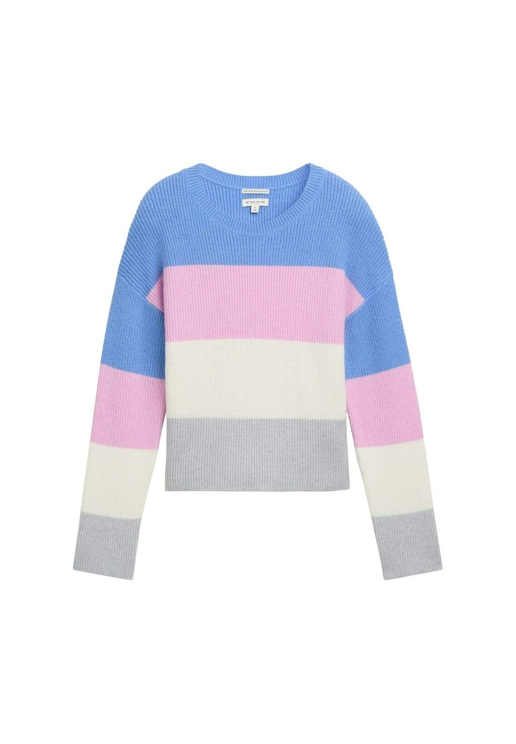 

Вязаный свитер COLOUR BLOCKING TOM TAILOR, разноцветный